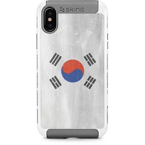 South Korean Flag Distressed iPhone Cases